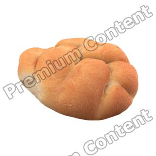 Bread Roll 3D Scan Retopo